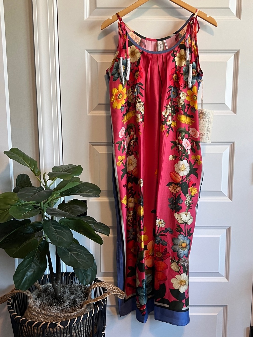 ARATTA Silent Journey Floral Garden Maxi NWT XS oversized
